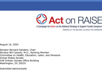 S. 4776 – Older Americans Act Reauthorization of 2024 – Endorsement Letter